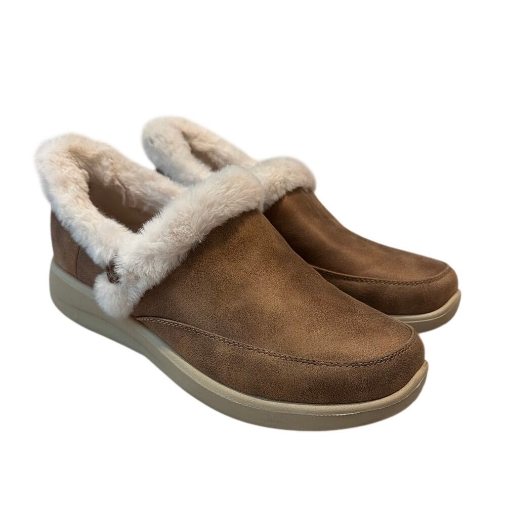 Skechers Hands Free Slip-ins Cozy Escape Slippers - Chestnut - Size 11